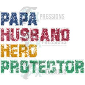 Papa Husband Hero Protector