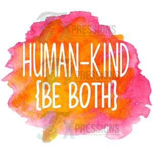 Be Kind watercolor background