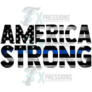 America Strong Blue Line