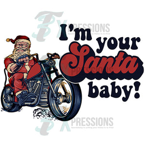 I'm your santa baby motorcycle