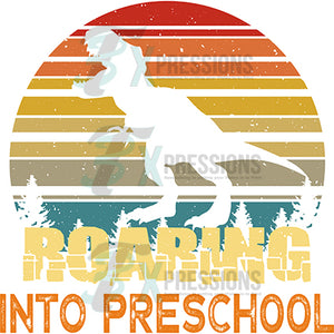 Roaring into PreSchool PNG, Dinosaur T Rex t