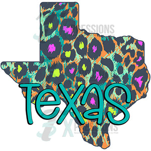 Texas multi-color leopard