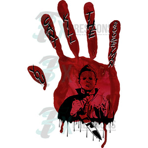 Michael Meyers Bloody Hand