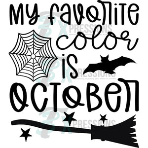 My Favorite Color is October