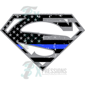 Usa Superman Blue Line, police