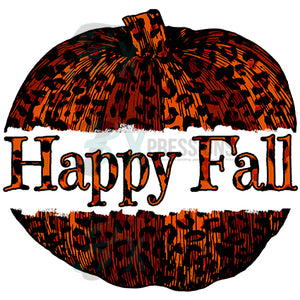 Happy Fall Dark pumpkin
