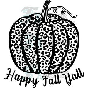 Happy Fall Yall Black