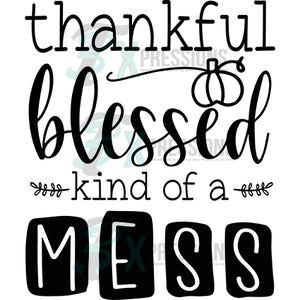 Thankful Blessed Kind of a Mess