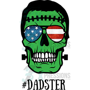Dad of Monsters Skull