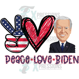 Peace Love Biden