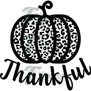 Thankful Pumpkin all black