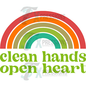 Clean Hands Open heart