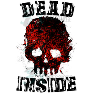 Dead Inside Red and Black