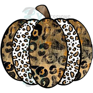 White leopard and leopard pumpkin