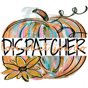 Dispatcher Painted Pumpkin