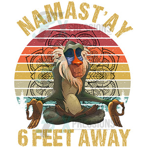 Namastay 6 feet away