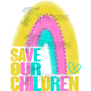 Save OUR Children Bright Rainbow