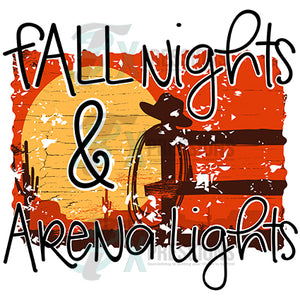 Fall nights and Arena Lights