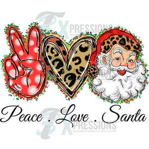 Peace Love Santa