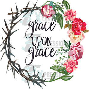 grace upon grace with crown of thorns