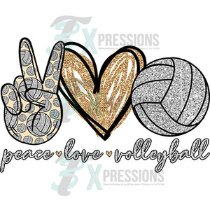 Peace Love Volleyball