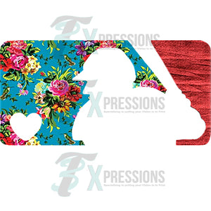 Floral Baseball logo