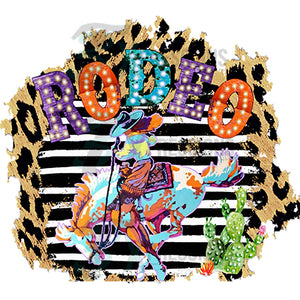 Rodeo leopard background
