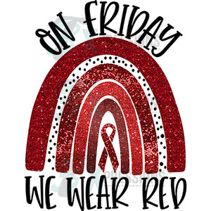 On Friday we wear read