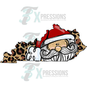Kentucky Leopard Santa