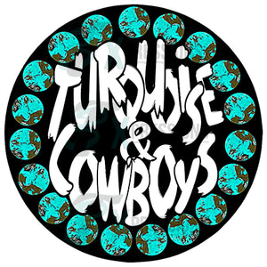Turqouise and cowboys circular