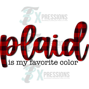 plaid is my favorite color