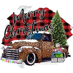 Merry Christmas truck