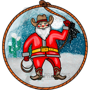Cowboy Santa with Lasso