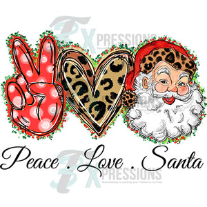 Peace Love Santa
