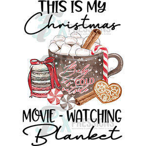 Christmas movie blanket