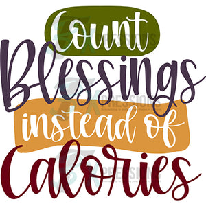 Count Blessings instead of calories