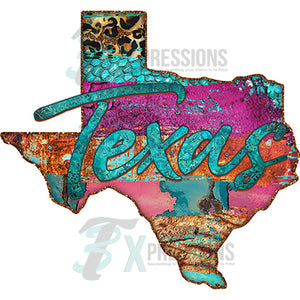 Texas Rusty Map