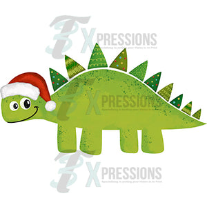 Christmas Hat Dinosaur