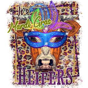 its mardi gras heifers