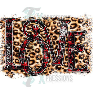 leopard background Love