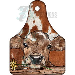 Brown Cow Cow Tag