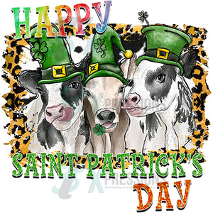 Happy Saint Patricks Day Cows