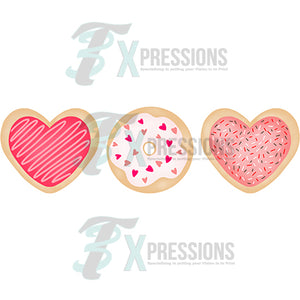 Girls Valentine Donuts