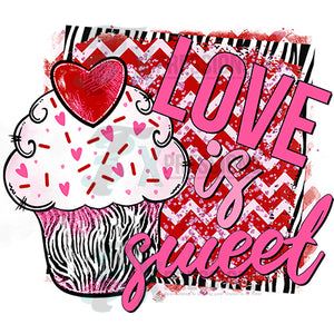 Love Is Sweet Cupcake