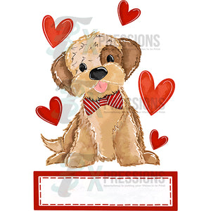 Personalized Boy Puppy Valentine