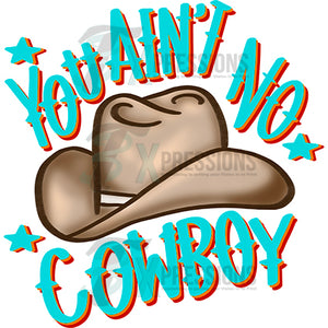 you aint no cowboy