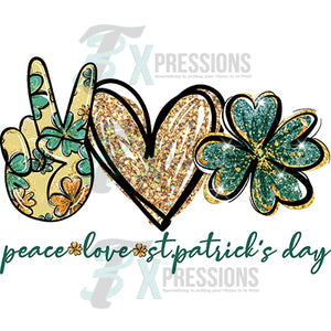peace love st patricks day
