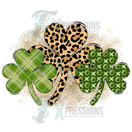 Green Clover Pattern Heat Transfer Vinyl - St. Patrick's Day HTV –  EcoFriendlyCrafts