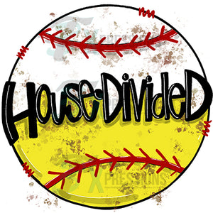 House Divided baseballs & softball