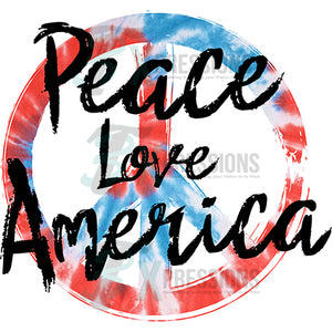 Peace Love america